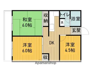 サバスさがみ野【4階】の間取り