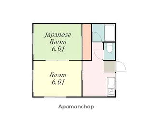 ツカサフラット【2階】の間取り