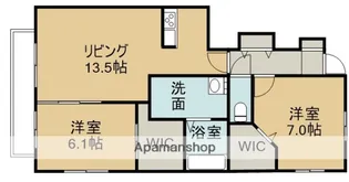 ユニティ【102号室】の間取り