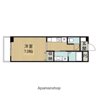 ハウスKTルーム【303号室】の間取り