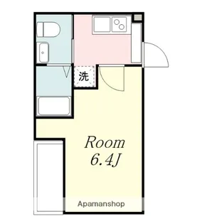 アザーレ・キュリオス相武台前【203号室】の間取り