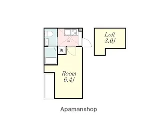 アザーレ・キュリオス相武台前【3階】の間取り