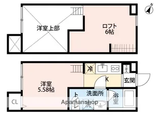 OVEST【1階】の間取り