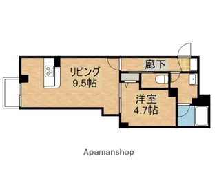 ポルト ボナール【1階】の間取り