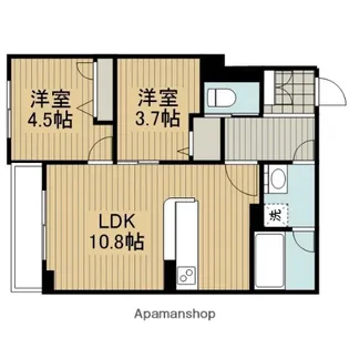 ポルト ボナール【1階】の間取り