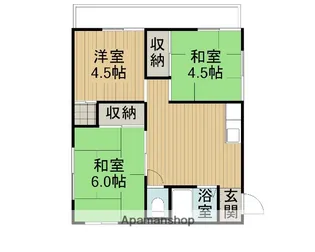 第ニタカモト【202号室】の間取り