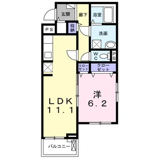 エクセル Ⅱ【2階】の間取り
