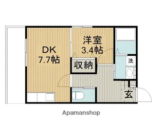 インベストメント【3階】の間取り
