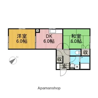 モンハウス【1階】の間取り