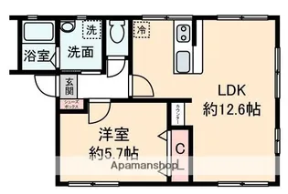 シティハイム アーバンヒル【202号室】の間取り