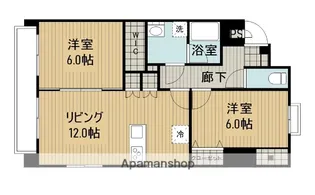 GRANDE座間駅前【7階】の間取り