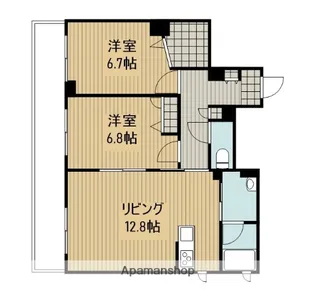 トゥリアノンⅢ【101号室】の間取り