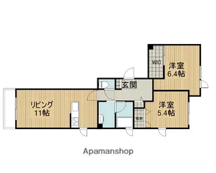 トゥリアノンⅢ【301号室】の間取り
