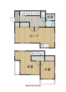 神奈川県相模原市南区南台3丁目【一戸建】の間取り