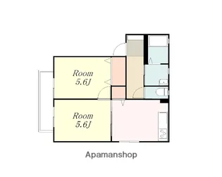 グランシードE・Ⅵ【102号室】の間取り