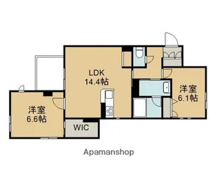 グラン・ドミール【2階】の間取り