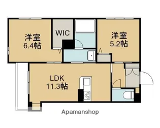 グラン・ドミール【3階】の間取り