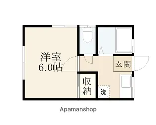 ハイツ片野【2階】の間取り