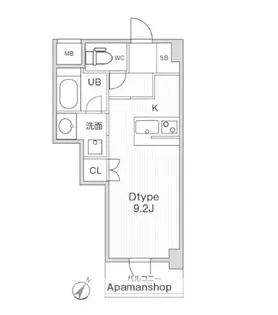 JMF RESIDENCE 町田【7階】の間取り