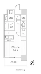 JMF RESIDENCE 町田【6階】の間取り