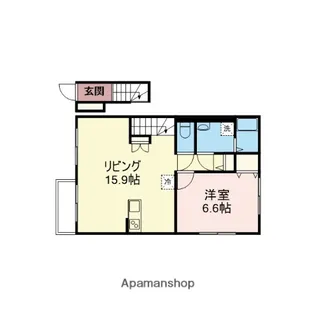 リッシュ旭町【2階】の間取り