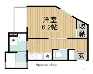 神奈川県相模原市南区当麻【アパート】の間取り