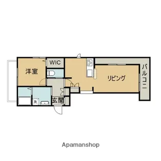 神奈川県相模原市南区松が枝町【アパート】の間取り