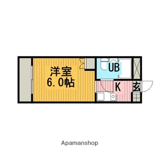 ディア・ベルジュ南林間【2階】の間取り