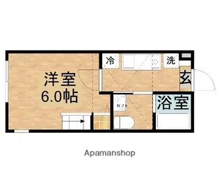 リベルテ相模原【1階】の間取り