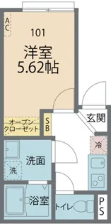 カインドネス相模原南台【101号室号室】の間取り