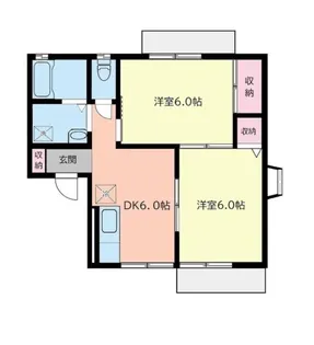 コンフォール【0102号室】の間取り