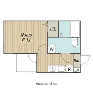 神奈川県座間市さがみ野2丁目【アパート】の間取り