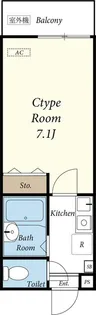 チェルシー【3階】の間取り