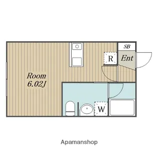 神奈川県相模原市南区鵜野森2丁目【アパート】の間取り