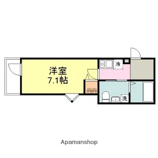 神奈川県相模原市南区旭町【アパート】の間取り