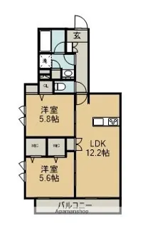 神奈川県相模原市南区上鶴間本町3丁目【マンション】の間取り