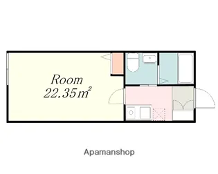神奈川県相模原市南区旭町【アパート】の間取り