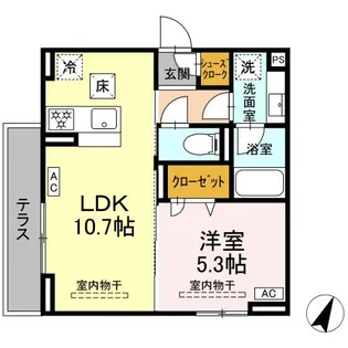 エスペリア相模が丘5丁目【1階】の間取り