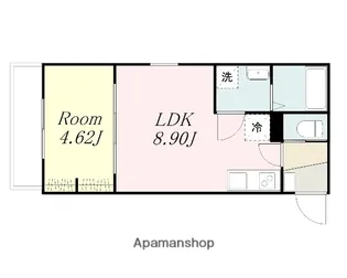神奈川県相模原市南区相武台2丁目【アパート】の間取り
