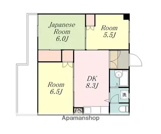 ピアチェーヴォレ【3階】の間取り