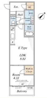 リブリ・小田急相模原【3階】の間取り