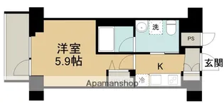 ステージグランデ相模原【5階】の間取り