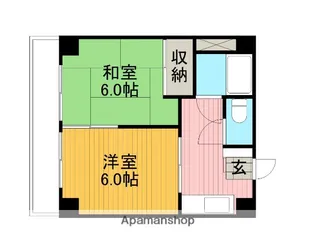 アベニュー中央林間【2階】の間取り
