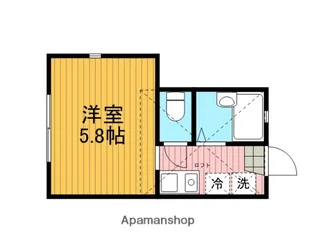 ルーエ淵野辺【1階】の間取り