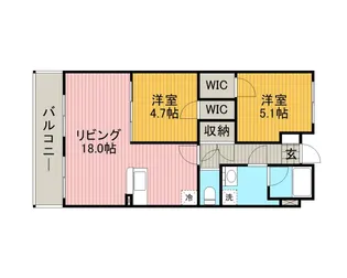 アウローラ【0106号室】の間取り