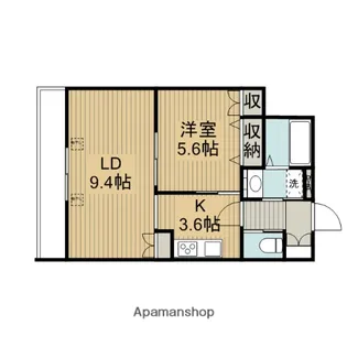 BLUME(ブリューム)【3階】の間取り