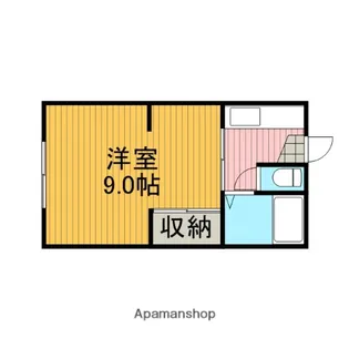 ハイネスK【102号室】の間取り