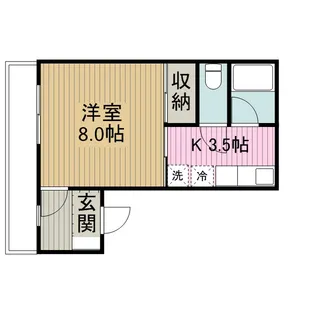 ヒバリーハイツ【2階】の間取り