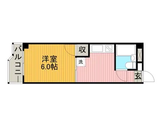 神奈川県大和市中央林間3丁目【マンション】の間取り