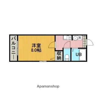 ポルタリザイア【2階】の間取り